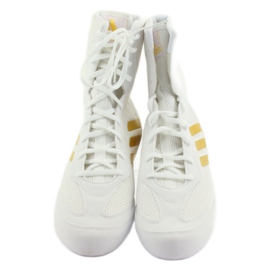 Chaussures de boxe Adidas Box Hog Plus blanc 3