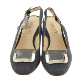 Sandales femme Caprice avec boucle 29500 bleu marine 3