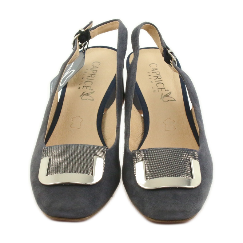 Sandales femme Caprice avec boucle 29500 bleu marine 3