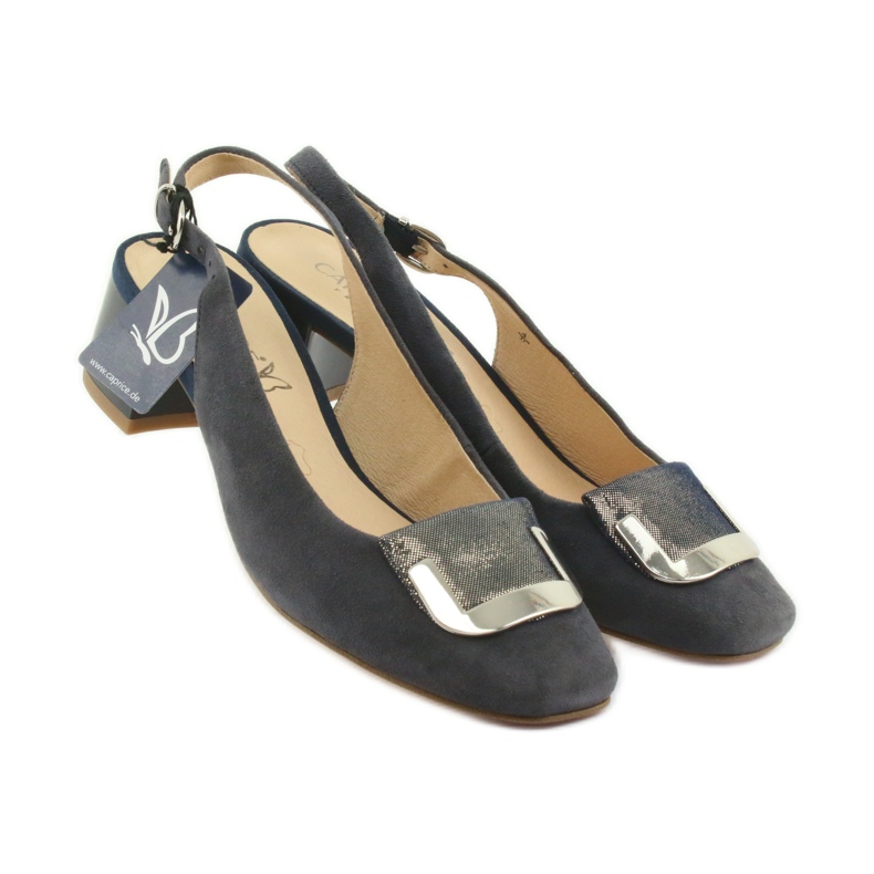 Sandales femme Caprice avec boucle 29500 bleu marin 4