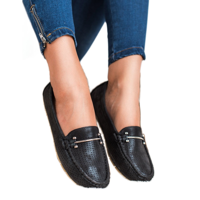 Kylie Mocassins noirs 2