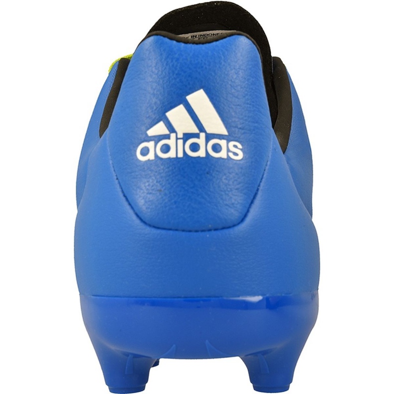 Chaussures de football Adidas Ace 16.3 FG / AG M Cuir AF5163 bleu bleu 1
