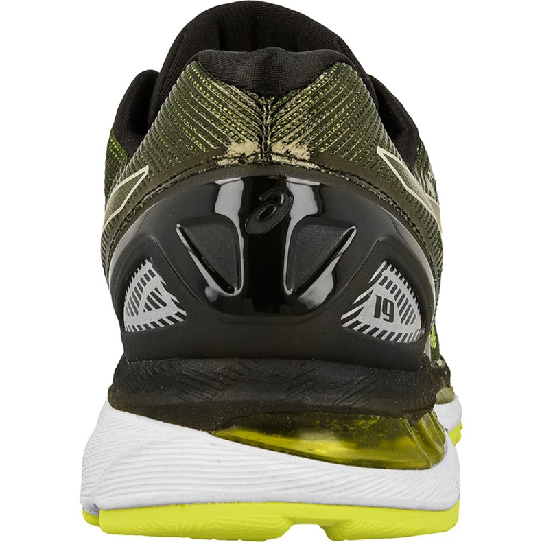 Chaussures de course Asics Gel-Nimbus 19 M T700N-9007 noir jaune 2