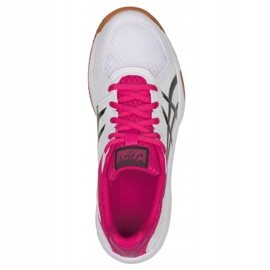 Asics Upcourt 3 W 1072A012-101 chaussures de volley-ball blanche multicolore 2