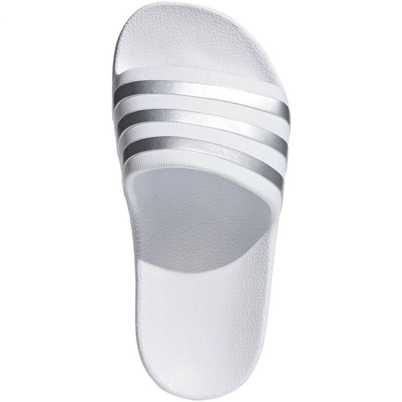 Chaussons Adidas Adilette Aqua K Jr F35555 blanc 2