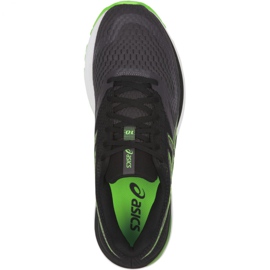 Chaussures de course Asics Gel Pulse 10 M 1011A007-021 le noir vert 1