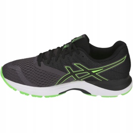 Chaussures de course Asics Gel Pulse 10 M 1011A007-021 noir vert 2