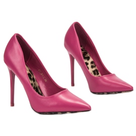 SHELOVET talons hauts sexy rose 1