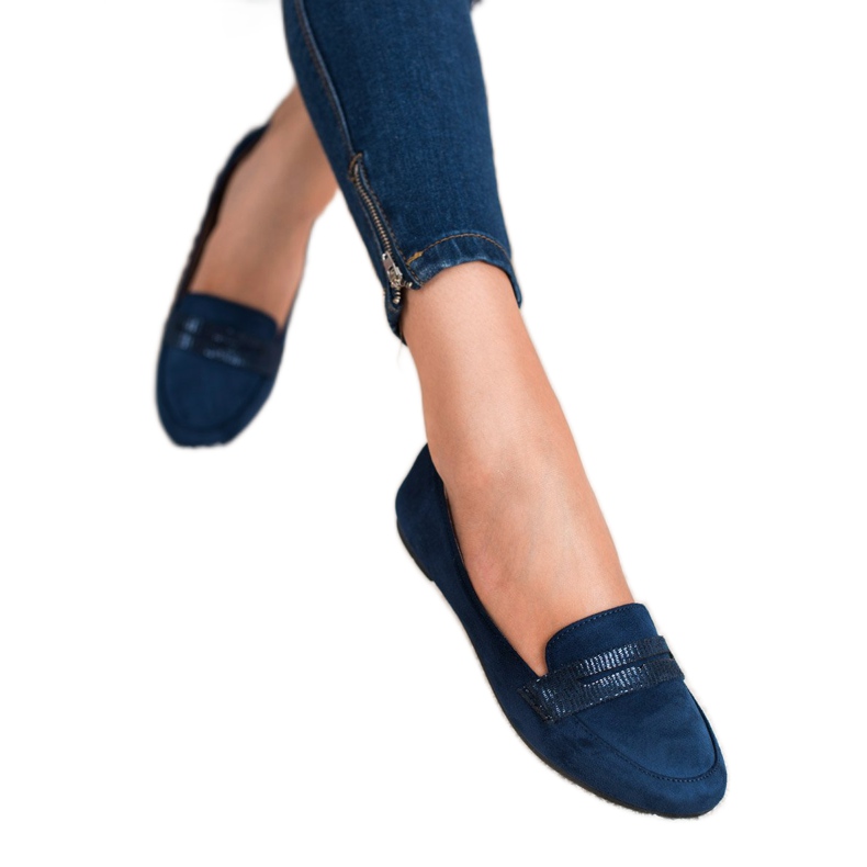 Comer Ballerines bleu marine 2