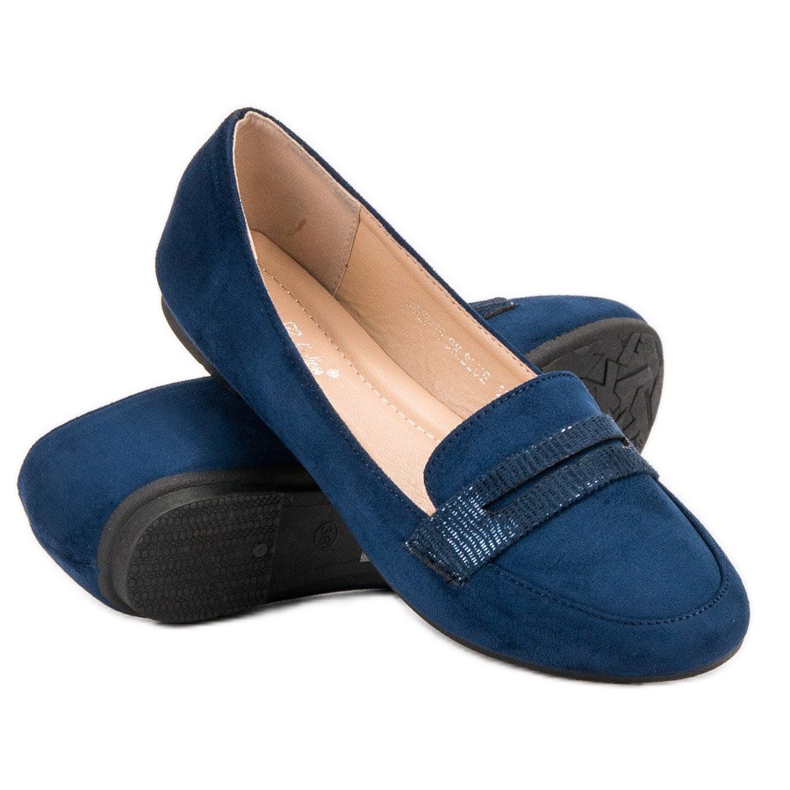 Comer Ballerines bleu marine 1