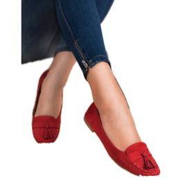 Seastar Ballerines À Franges rouge 2