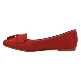 Seastar Ballerines À Franges rouge 3