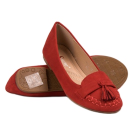 Seastar Ballerines À Franges rouge 4