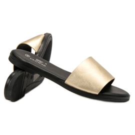Clowse Chaussons dorés classiques d'or 4