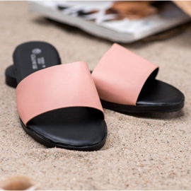 Clowse Pantoufles Poudre Classiques rose 1