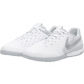 Chaussures d'intérieur Nike Tiempo React Legend 8 Pro Ic M AT6134-100 blanche blanche 2