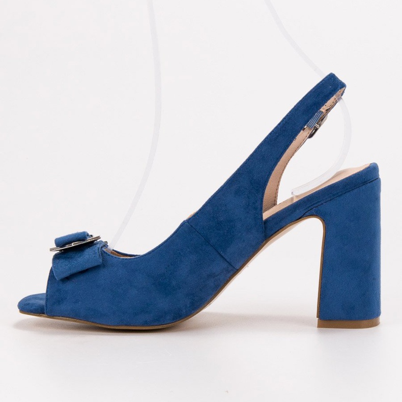 SHELOVET sandales sur un bar bleu 1