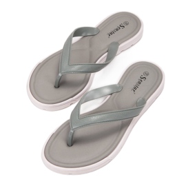 Seastar Tongs en caoutchouc gris 2