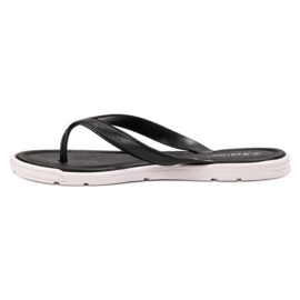 Seastar Tongs en caoutchouc le noir 2