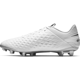 Nike Tiempo Legend 8 Academy FG / MG AT5292 100 chaussures de football blanc blanc 2