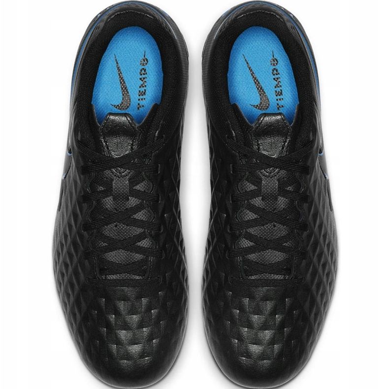 Nike Tiempo Legend 8 Academy FG / MG Jr AT5732 004 chaussures de football le noir le noir 1