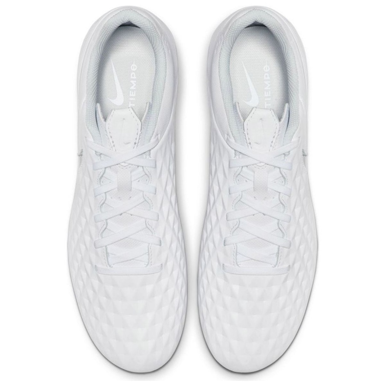 Chaussure de football Nike Tiempo Legend 8 Academy SG-Pro Anticlog Traction M AT6014-100 blanche blanche 2