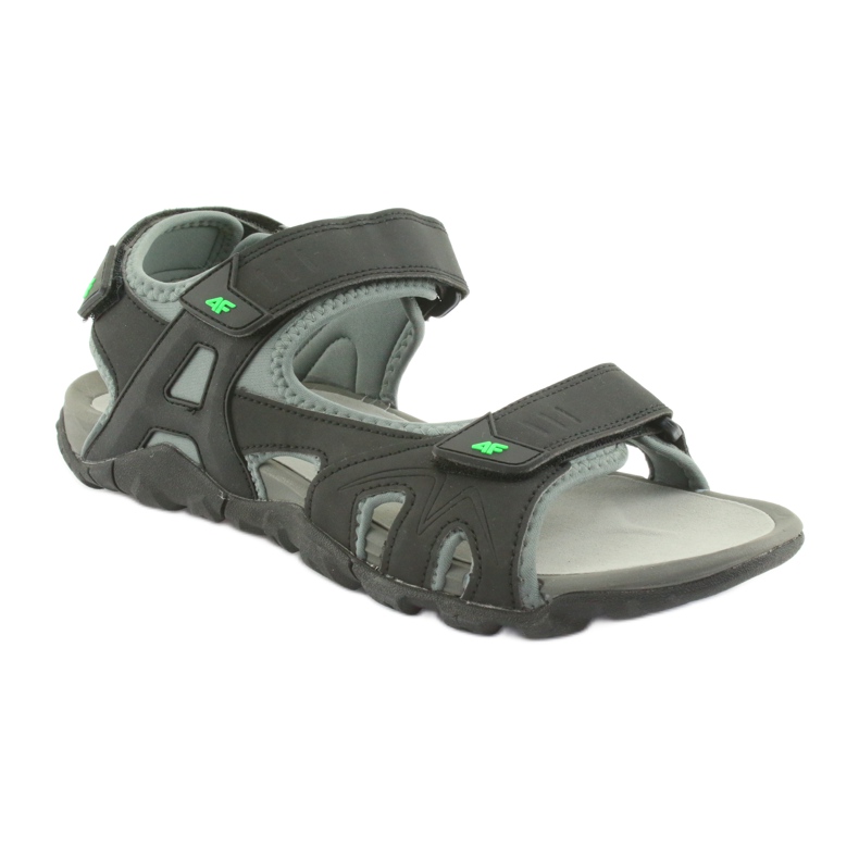 Sandales 4F M H4L19-SAM003 20S noir le noir vert 2