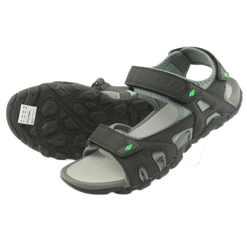 Sandales 4F M H4L19-SAM003 20S noir vert 9