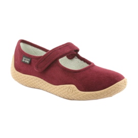 Dr.ORTO Befado chaussures pour femmes pu-young pu 197D003 bordeaux rouge 1