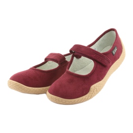 Dr.ORTO Befado chaussures pour femmes pu-young pu 197D003 bordeaux rouge 4