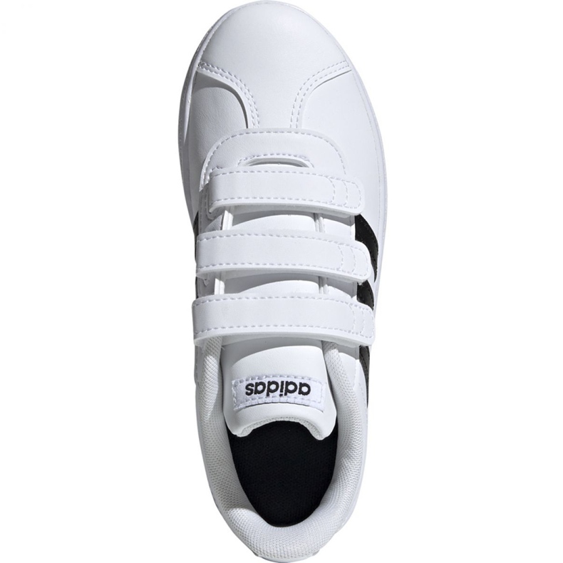 Adidas Vl Court 2.0 Cmf C blanc Jr DB1837 chaussures blanche 1