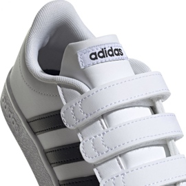 Adidas Vl Court 2.0 Cmf C blanc Jr DB1837 chaussures blanche 4