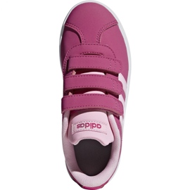 Adidas Vl Court 2.0 Cmf C rose chaussures Jr F36394 1 Adidas Vl Court 2.0 Cmf C rose chaussures Jr F36394 1