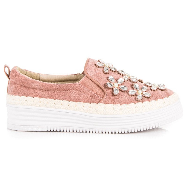 Espadrilles sur la plateforme VICES rose 2
