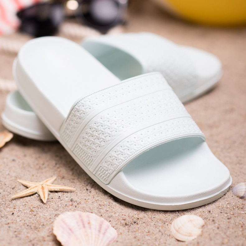 Vices Pantoufles confortables en mousse vert 2