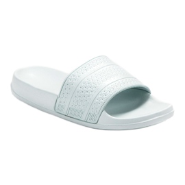 Vices Pantoufles confortables en mousse vert 4