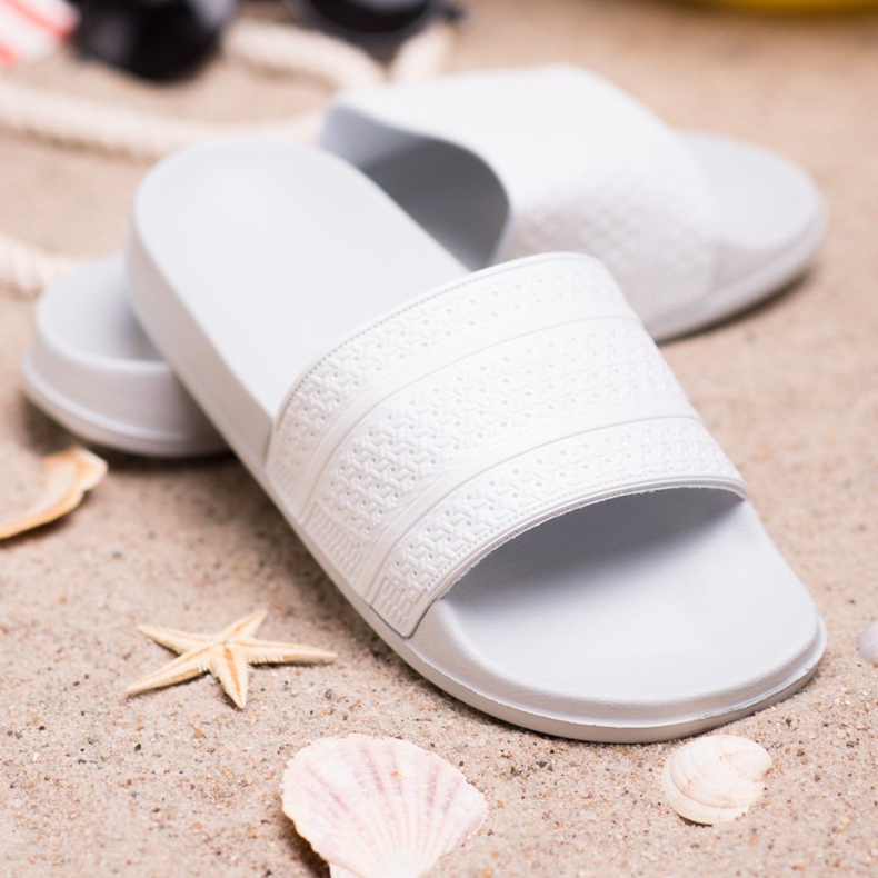 Vices Pantoufles confortables en mousse gris 2