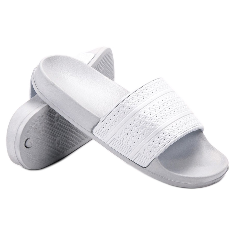 Vices Pantoufles confortables en mousse gris 1