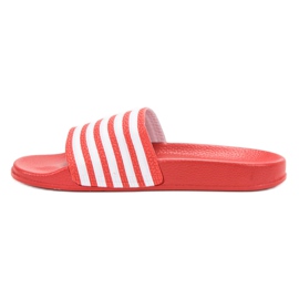 SHELOVET Pantoufles Sportives Rayées rouge 1