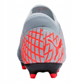 Chaussures de foot Puma Future 4.4 Fg / Ag Jr 105696-01 multicolore gris 1