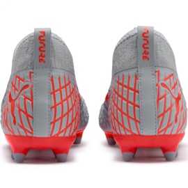 Chaussures de foot Puma Future 4.3 Netfit Fg Ag M 105612 01 multicolore gris 5