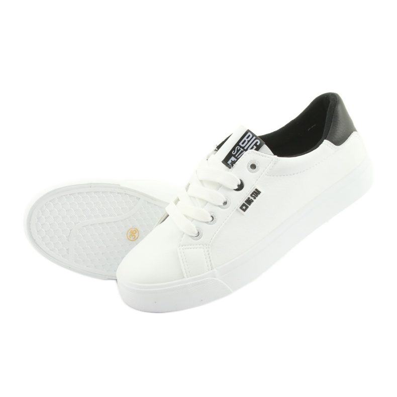 Baskets blanches BIG STAR 274312 noir 4