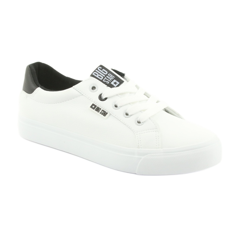 Baskets blanches BIG STAR 274312 noir 1