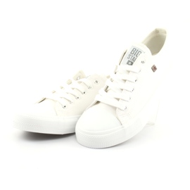 Baskets à lacets Big star 274869 blanc 3