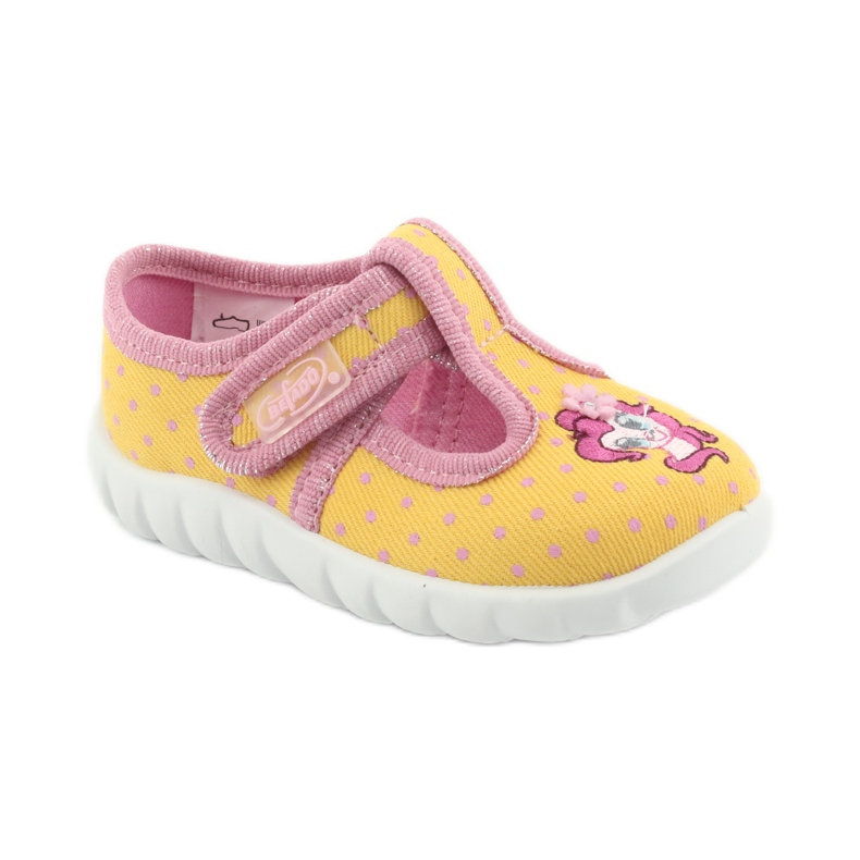 Befado chaussures pour enfants 535P001 jaune 1