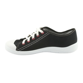 Chaussures pour jeunes Befado 244Q019 blanche le noir 2