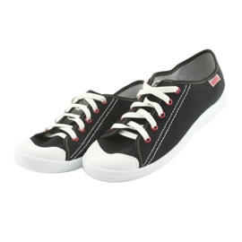Chaussures pour jeunes Befado 244Q019 blanche le noir 3