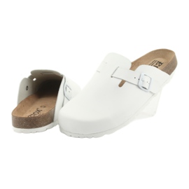 Chaussons médicaux homme BIOX Berney blanc blanche 3
