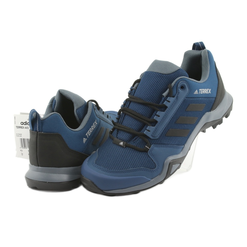 Chaussures de trekking adidas Terrex AX3 M BC0527 noir bleu marine gris 3