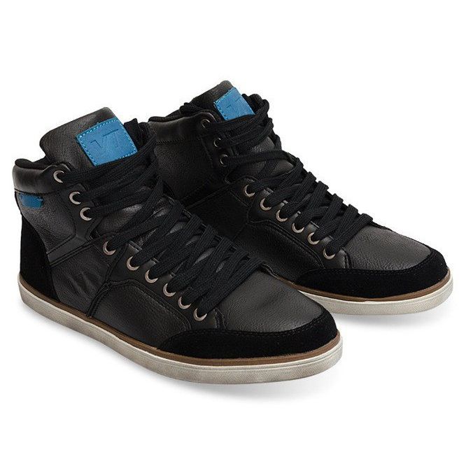 Baskets montantes XF117 Noir 1